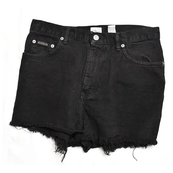 Vintage [ CALVIN KLEIN JEANS ] Cut Off Denim Shorts - Picture 5 of 8